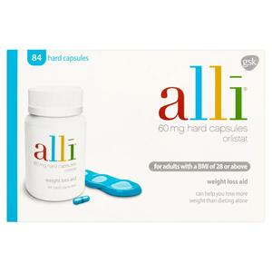 Alli 60mg Weight Loss Aid | 84 Hard Capsules