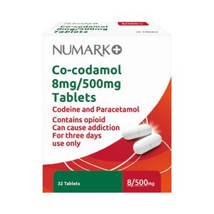 Co-codamol 8/500 Pain Relief | 32 Tablets