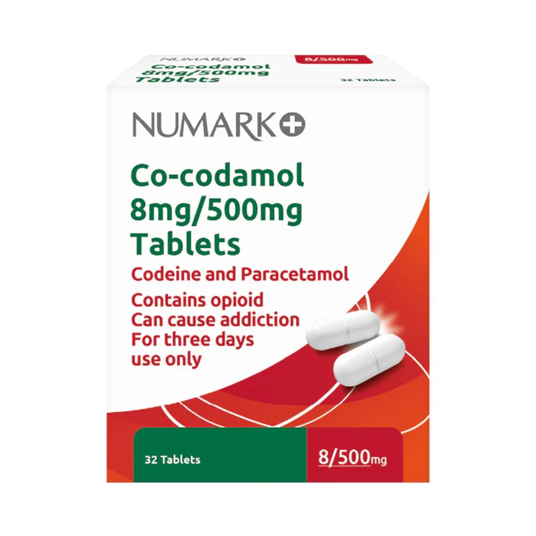 Co-codamol 8/500 Pain Relief | 32 Tablets