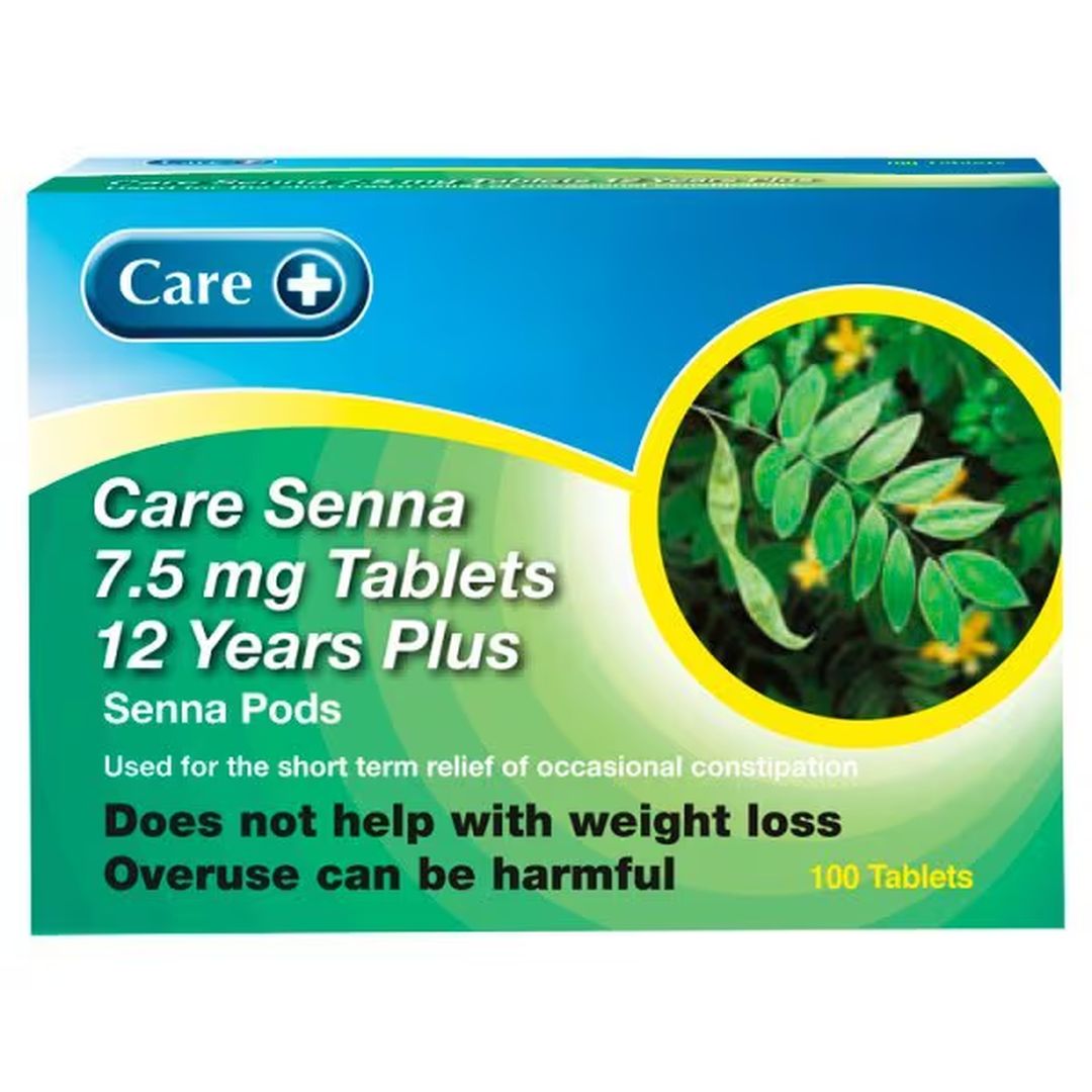 Senna Herbal Laxative Tablets | 100 Pack