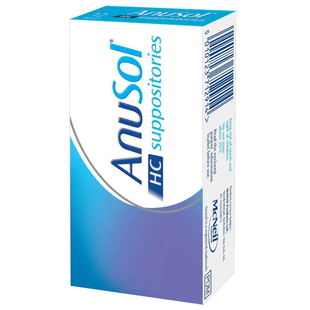 Anusol HC Suppositories (Hydrocortisone) | 12 Pack
