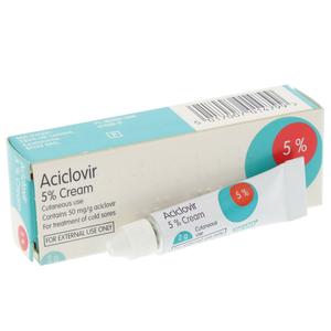 Aciclovir 5% Cold Sore Cream | 2g