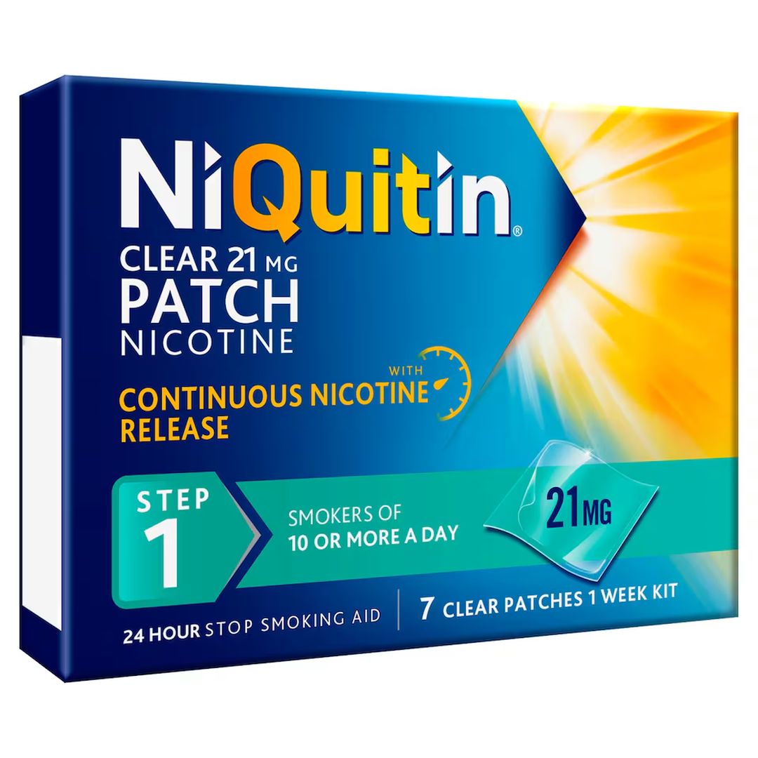 NiQuitin Clear 21mg Patches (Step 1) | 7 Pack